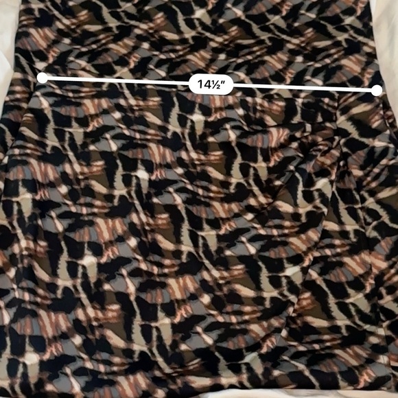 JASON WU Animal Print Midi Length Skirt Size: M - Picture 12 of 14